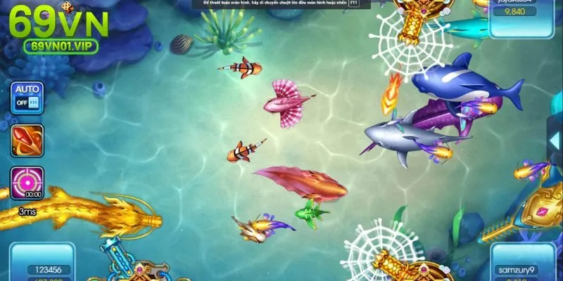 TOP 3 game bắn cá 69VN có lượt tham gia đông nhất